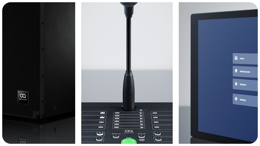 Optimal Audio amplía su ecosistema con innovadoras incorporaciones para control y megafonía